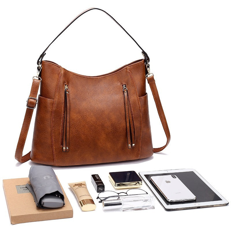 Luxury Women Bag Handbags Women Messenger Bags Leather Designer Handbag Vintage Big Large Capacity Hobos Female Bag