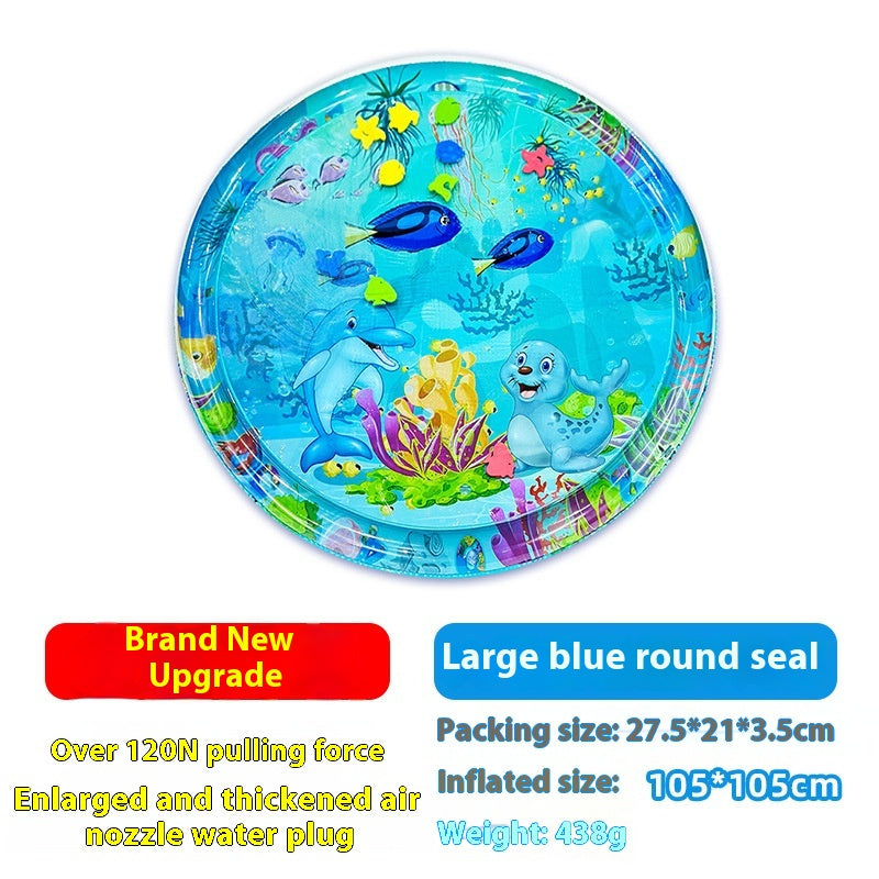 Cartoon Explosion-proof PVC Inflatable Baby Crawling Pat Mat Toy