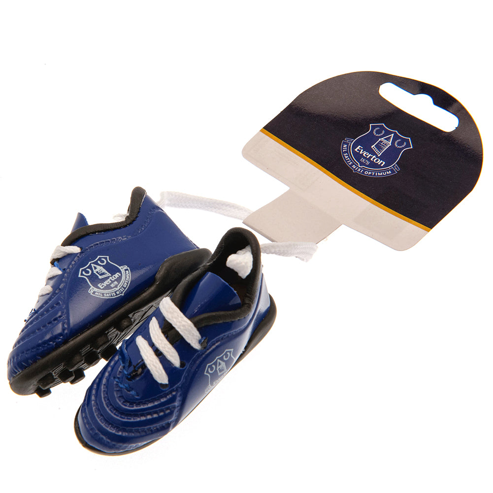 Everton FC Mini Football Boots Car Hanger