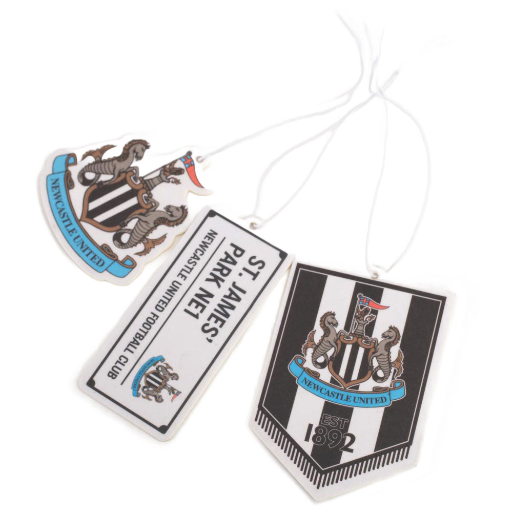 Newcastle United FC Air Fresheners, Set of 3