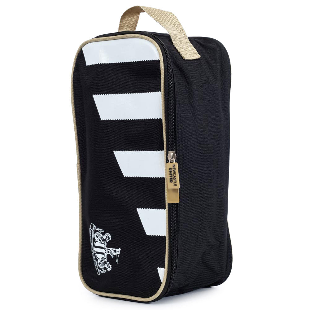 Newcastle United F.C. Boot Bag - Officially Licensed NUFC Shoe Bag with Carry Handle - Durable Bootbag for Rugby & Football Boots, Sports & Travel Use - Newcastle United Merchandise & Gift Idea