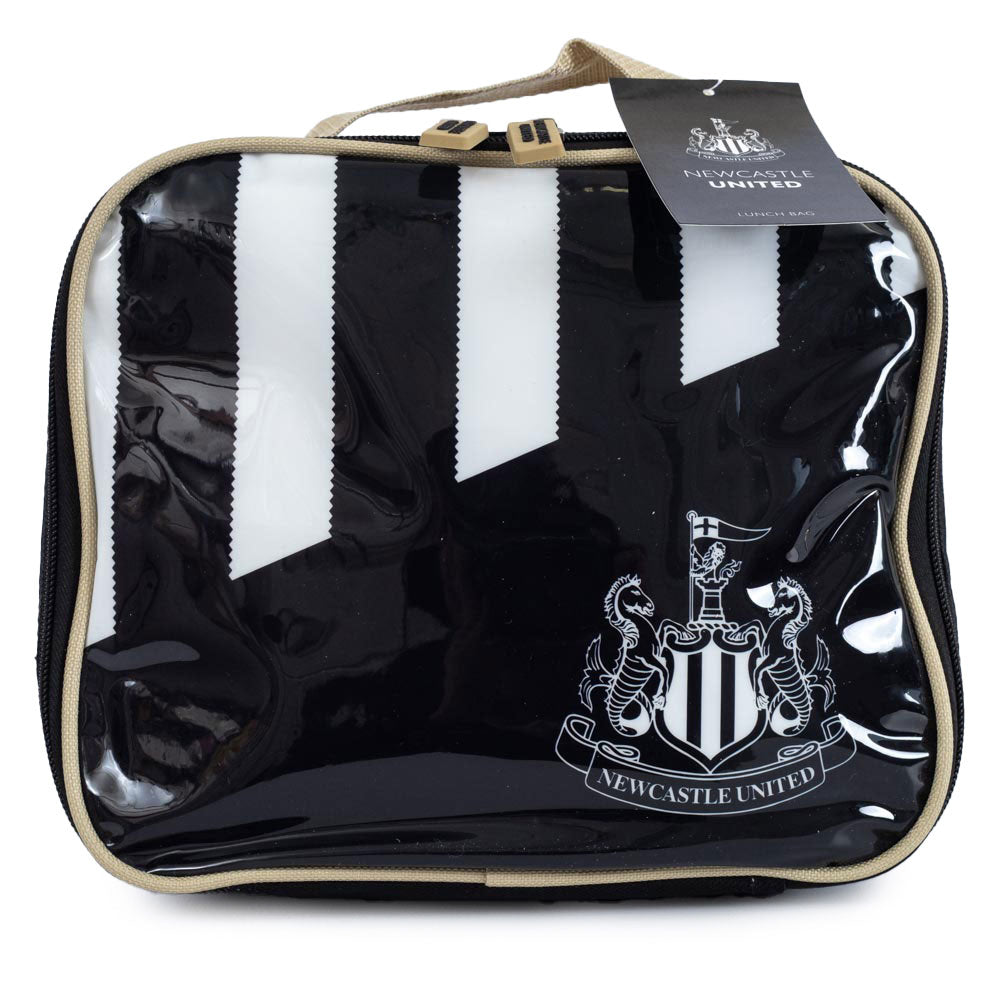 Newcastle United F.C. Lunch Bag – Stripe Design, NUFC, Newcastle United Merchandise, Insulated, Portable, Football Gift, Perfect for School or Work