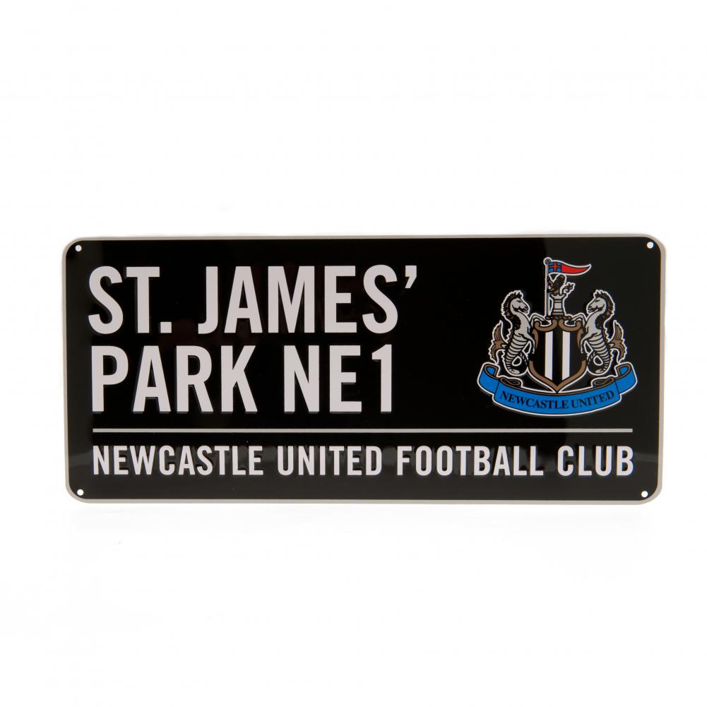 Newcastle United F.C. Colour Street Sign Wall Art Wall Plaque for Living Room