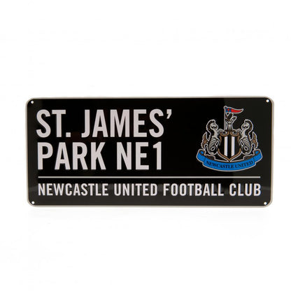 Newcastle United F.C. Colour Street Sign Wall Art Wall Plaque for Living Room