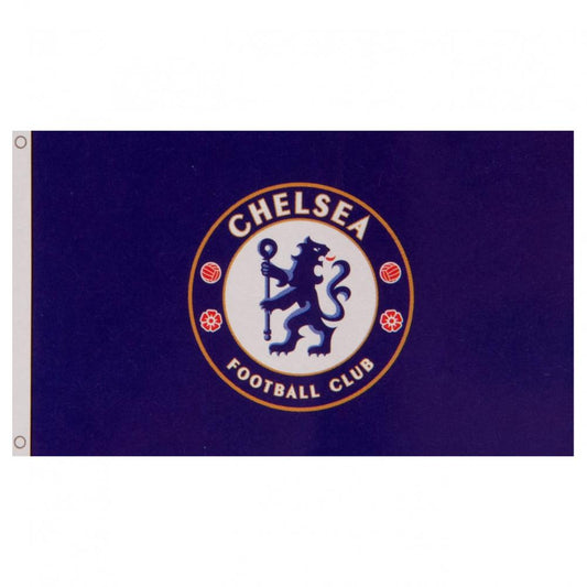 Chelsea Fc Suporters Flag 5ft x 3ft 5x3' With Club Crest Banner
