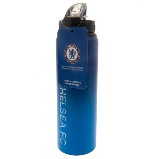 Chelsea Fc Aluminium Sports Water Drinks Bottle Fade Design XL, blue, 750ml, K-REY-CH05894