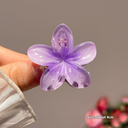 High Sense Plumeria Rubra Seaside Holiday Barrettes