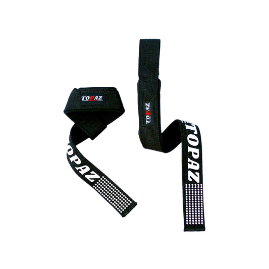 Topaz.Weight Lifting Straps for Powerlifting & Deadlifting – Heavy Duty Gym Wrist Support with 5MM Neoprene, Non-Slip Hand Grip for Bodybuilding & Strength Training