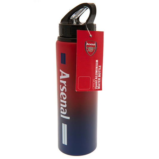 Arsenal F.C. Team Merchandise 750ml Aluminium Fade Bottle, White, One Size