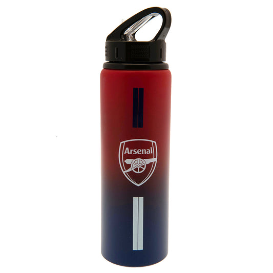 Arsenal F.C. Team Merchandise 750ml Aluminium Fade Bottle, White, One Size
