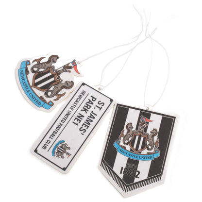 Newcastle United FC Air Fresheners, Set of 3
