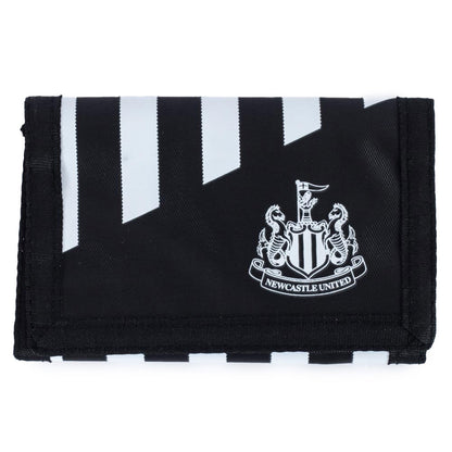 Newcastle Stripe Wallet Tri-Fold, Black and White, One Size