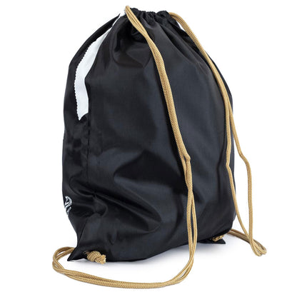 Newcastle Gym Sack-Stripe, Black and White, One Size