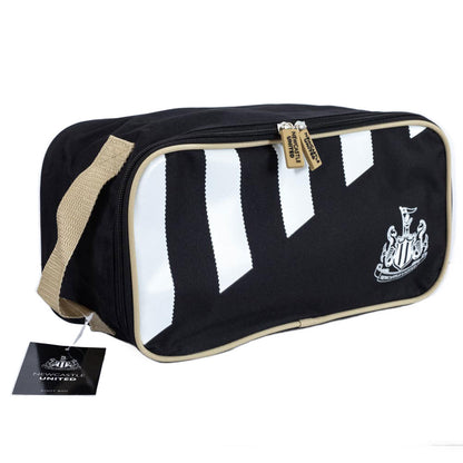 Newcastle United F.C. Boot Bag - Officially Licensed NUFC Shoe Bag with Carry Handle - Durable Bootbag for Rugby & Football Boots, Sports & Travel Use - Newcastle United Merchandise & Gift Idea
