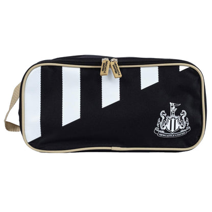 Newcastle United F.C. Boot Bag - Officially Licensed NUFC Shoe Bag with Carry Handle - Durable Bootbag for Rugby & Football Boots, Sports & Travel Use - Newcastle United Merchandise & Gift Idea
