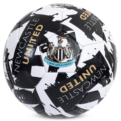 Hy-Pro Officially Licensed Newcastle United F.C. Football – Size 5, Graffiti Design, Newcastle Merchandise, NUFC, Training, Match, Collectible For Kids and Adults